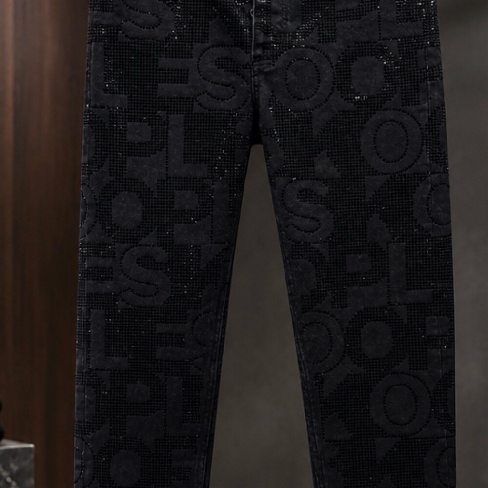 The Kooples Paris Jeans Size 27 Black Mid Rise Slim crop logo $700+ retail - Picture 8 of 15